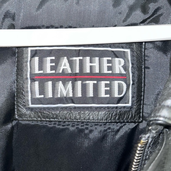 Men's Black Leather Jacket by Thinsulate - Picture 7 of 14